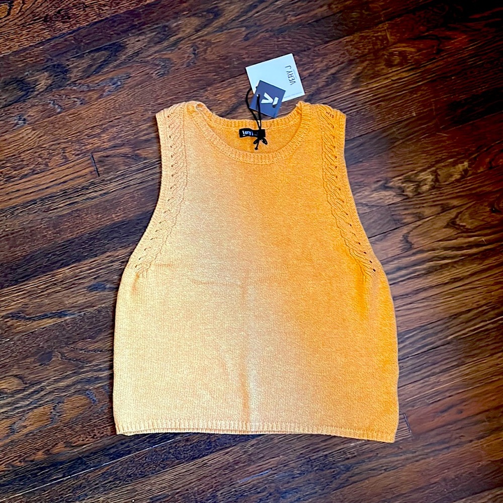 Very J Sweater Vest - NEW